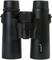 Schwarzes Fernglas mit moderner Bauweise und zentralem Fokussierrad. Geeignet für Outdoor-Aktivitäten und Vogelbeobachtung.