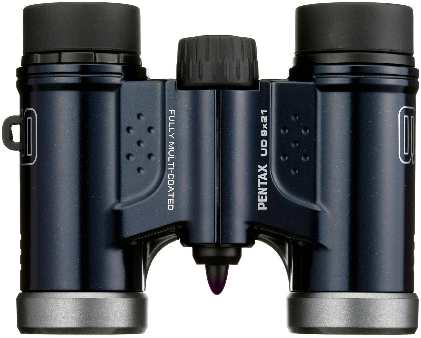 Fernglas von Pentax, Modell UD 9x21, metallisches Design, geeignet für Outdoor-Aktivitäten und Vogelbeobachtung.