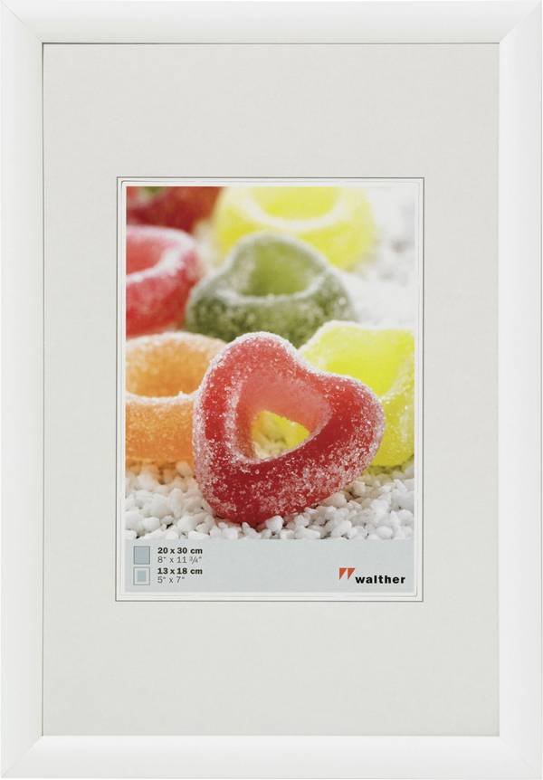 walther+ design KP030W Bilder Wechselrahmen Papierformat: 20 x 30 cm (B x H) 20 cm x 30 cm Weiß
