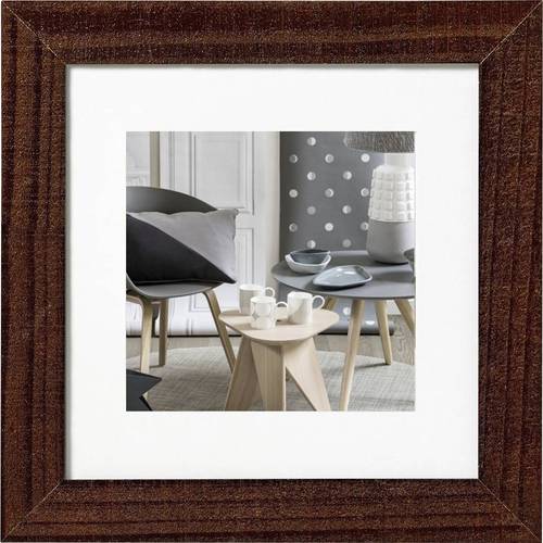 walther+ design HO440N Bilder Wechselrahmen Papierformat: 40 x 40 cm Braun