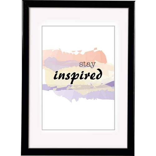 hama 00066776 Kunststoffrahmen Madrid, Schwarz, 30 x 45 cm