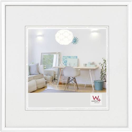 walther+ design KV330W Bilder Wechselrahmen Papierformat: 30 x 30 cm Weiß