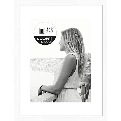 Nielsen Design 1134001 Bilder Wechselrahmen Papierformat: 18 x 24 cm Weiß