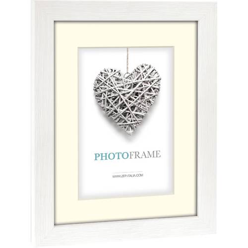 ZEP V32574 Bilder Wechselrahmen Papierformat: 13 x 18 cm Weiß