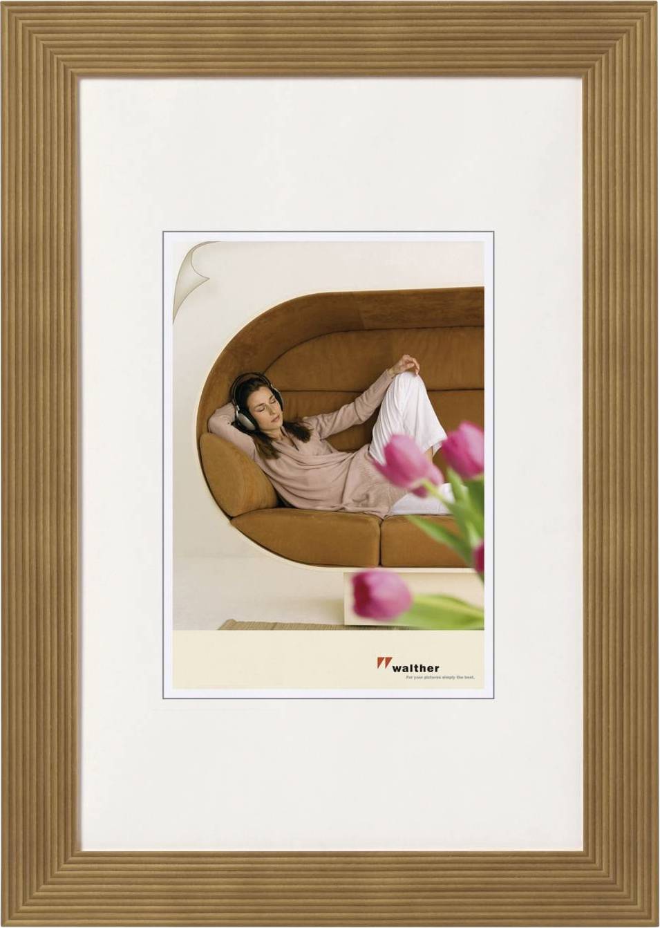 walther+ design HI318E Bilder Wechselrahmen Papierformat: 13 x 18 cm Eiche