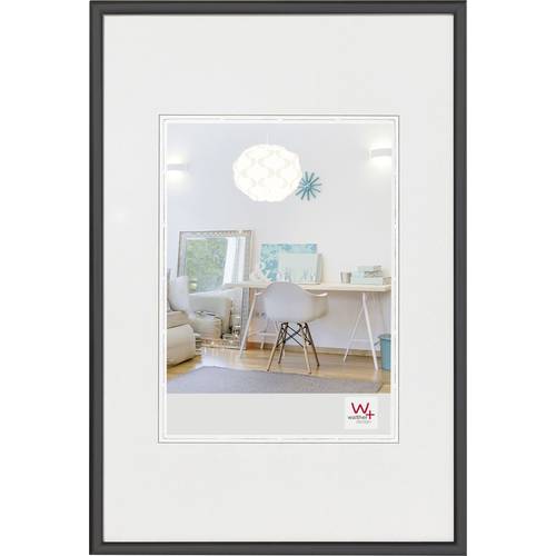 walther+ design KV015B Bilder Wechselrahmen Papierformat: 10 x 15 cm Schwarz