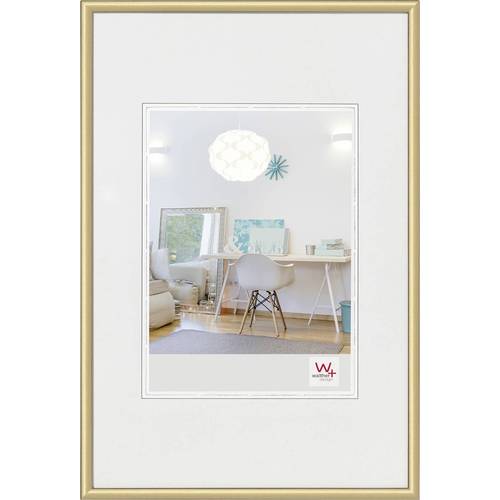 walther+ design KV015G Bilder Wechselrahmen Papierformat: 10 x 15 cm Gold