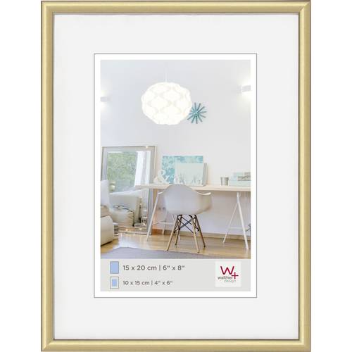 walther+ design KV520G Bilder Wechselrahmen Papierformat: 20 x 15 cm Gold