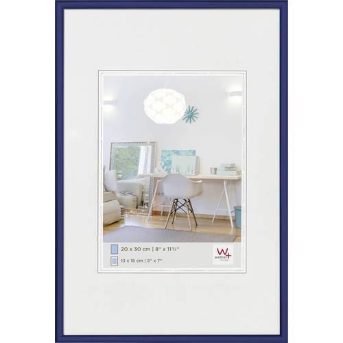 walther+ design KV030L Bilder Wechselrahmen Papierformat: 20 x 30 cm Blau