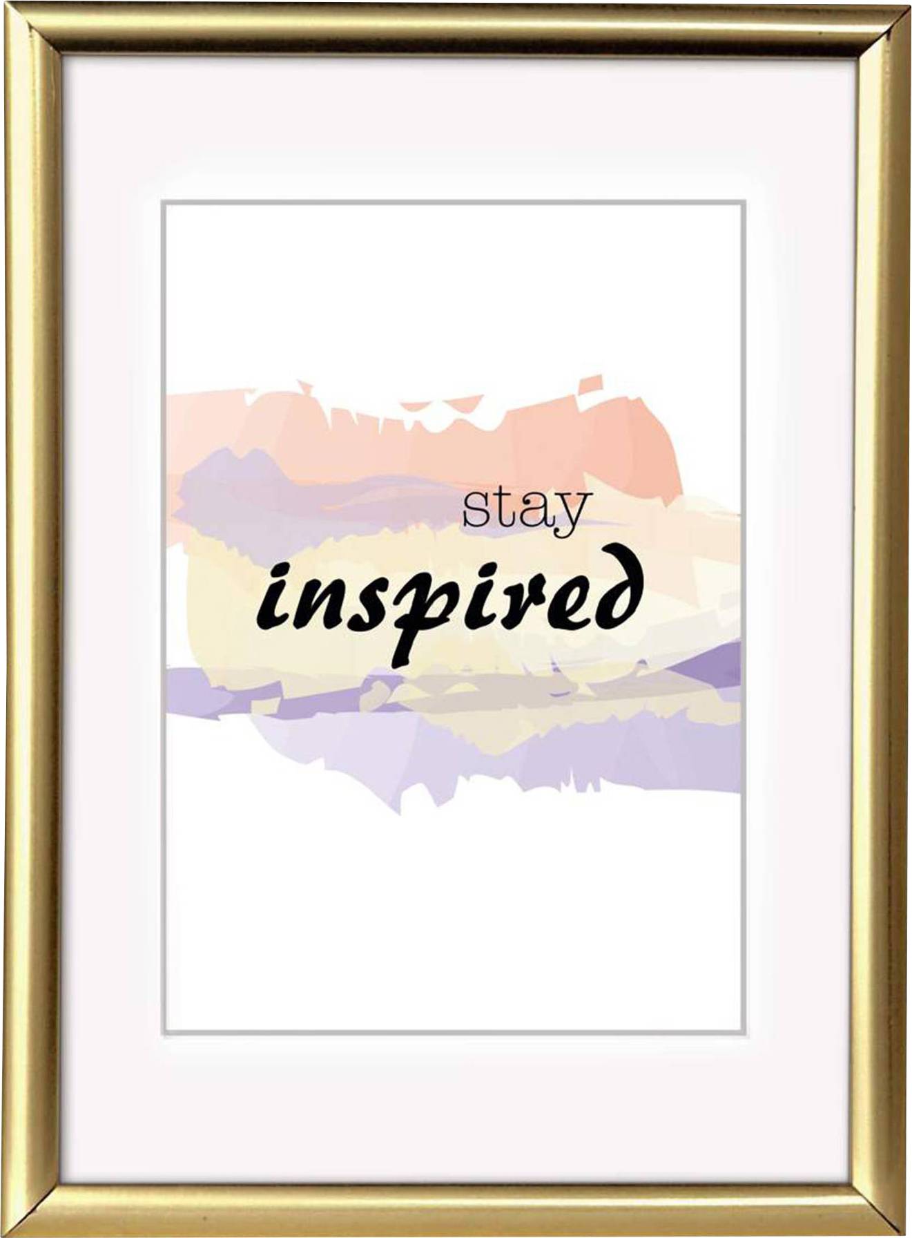 hama 00066607 Kunststoffrahmen Madrid, Gold, 15 x 20 cm