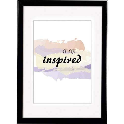 hama 00066604 Kunststoffrahmen Madrid, Schwarz, 15 x 20 cm