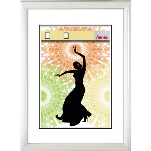 hama 00031766 Kunststoffrahmen Madrid, Weiß, 15 x 20 cm