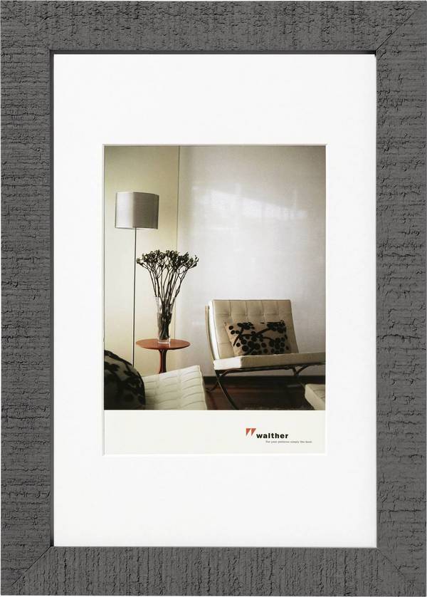 walther+ design HO030D Bilder Wechselrahmen Papierformat: 20 x 30 cm (B x H) 20 cm x 30 cm Grau