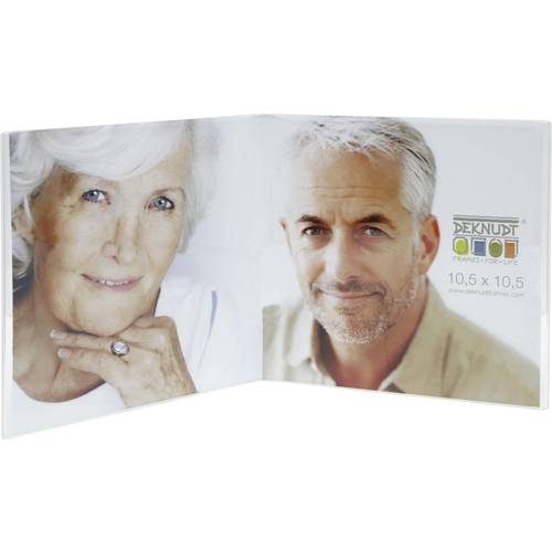 Deknudt S58RL2H2V_10,5X10,5 Bilder Wechselrahmen Papierformat: 10.5 x 10.5 cm Transparent