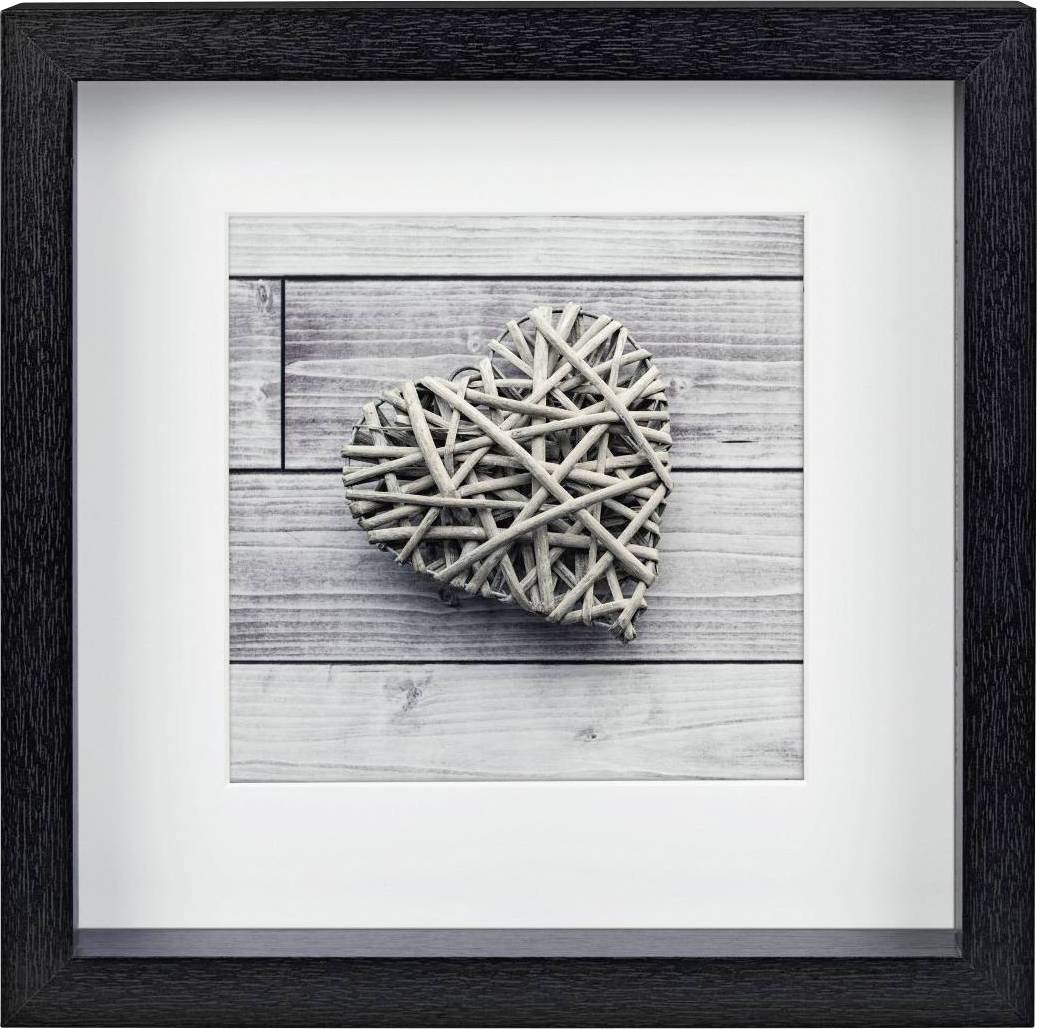 hama 00059773 Porträtrahmen Scala, Schwarz, 23 x 23 cm