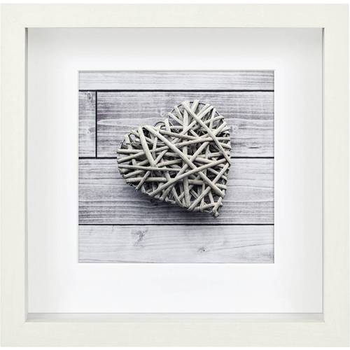 hama 00059777 Porträtrahmen Scala, Weiß, 23 x 23 cm