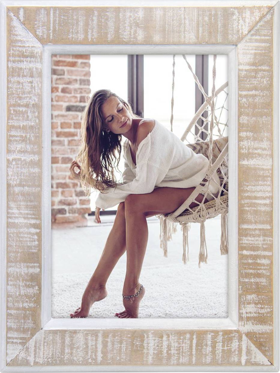 ZEP WW2223 Bilder Wechselrahmen Papierformat: 20 x 30 cm Braun, Weiß