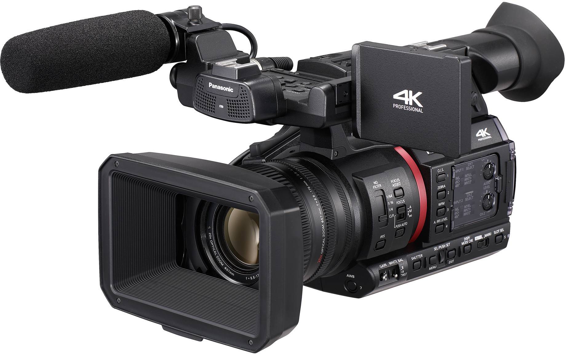 PANASONIC AG-CX350 4K HDR 10Bit Handheld-Camcorder mit 24,5mm