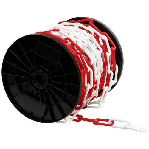 SWG Hox 68012895375 Absperrkette Rot-Weiß Kunststoff 25 m