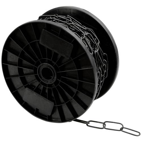 SWG 68015363675 Zierkette Schwarz Stahl 20 m