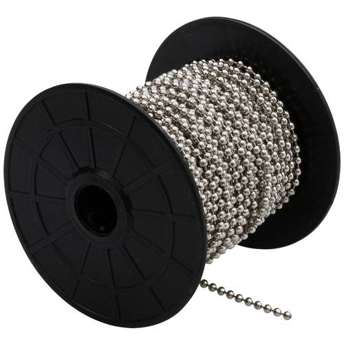 SWG Hox 68015933175 Kugelkette Messing verchromt 25 m