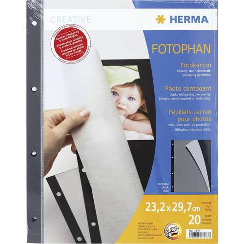 Thumbnail - Herma 7577 Fotohüllen Schwarz