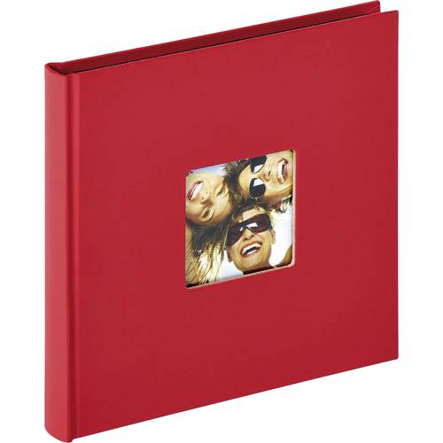 Thumbnail - walther+ design FA-199-R Fotoalbum (B x H) 18 cm x 18 cm Rot 30 Seiten