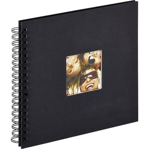 Thumbnail - walther+ design SA-108-B Spiralalbum (B x H) 26 cm x 25 cm Schwarz 40 Seiten