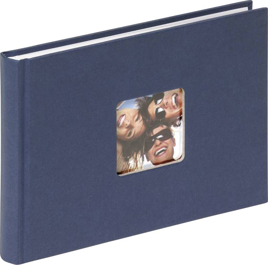 walther+ design FA-207-L Fotoalbum (B x H) 22 cm x 16 cm Blau 40 Seiten