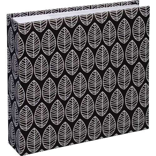 hama 00002222 Memo-Album La Fleur, für 200 Fotos im Format 10x15 cm, Schwarz