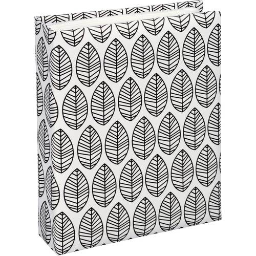 hama 00002223 Mini-Einsteck-Album La Fleur, für 40 Fotos im Format 10x15 cm, Weiß