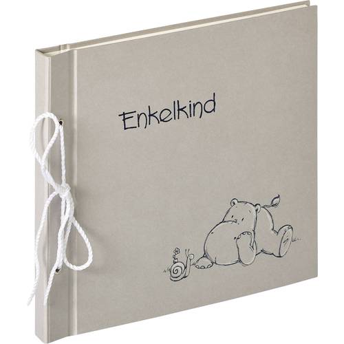 walther+ design UE-134 Fotoalbum (B x H) 28 cm x 25 cm Grau 50 Seiten