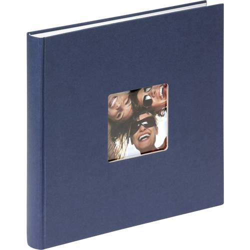 walther+ design FA-205-L Fotoalbum (B x H) 26 cm x 25 cm Blau 40 Seiten