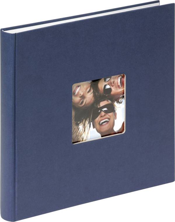 walther+ design  FA-205-L Fotoalbum (B x H) 26 cm x 25 cm Blau 40 Seiten