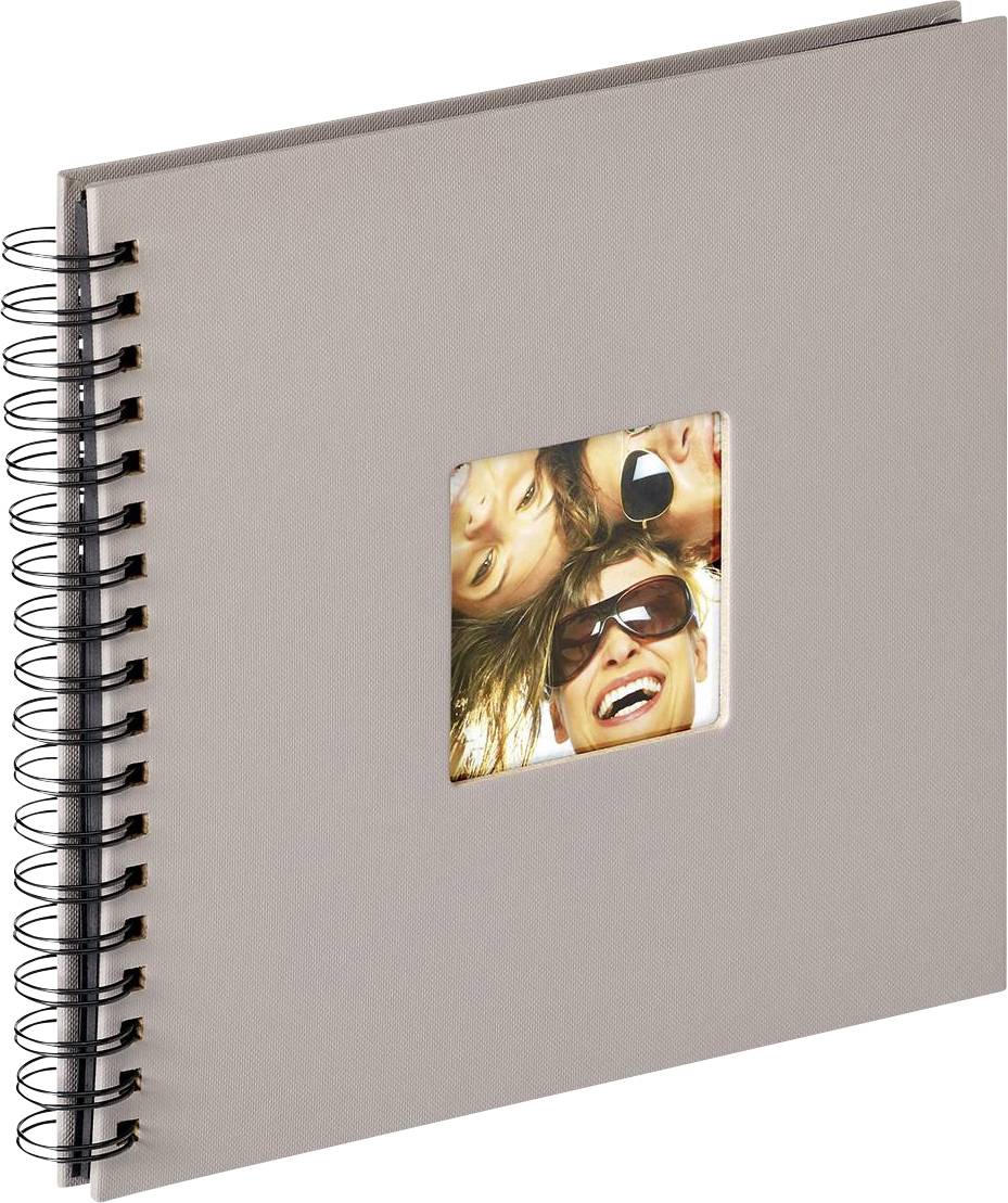 walther+ design SA-108-X Spiralalbum (B x H) 26 cm x 25 cm Grau 40 Seiten