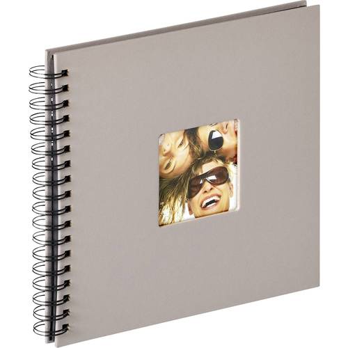 walther+ design SA-108-X Spiralalbum (B x H) 26 cm x 25 cm Grau 40 Seiten
