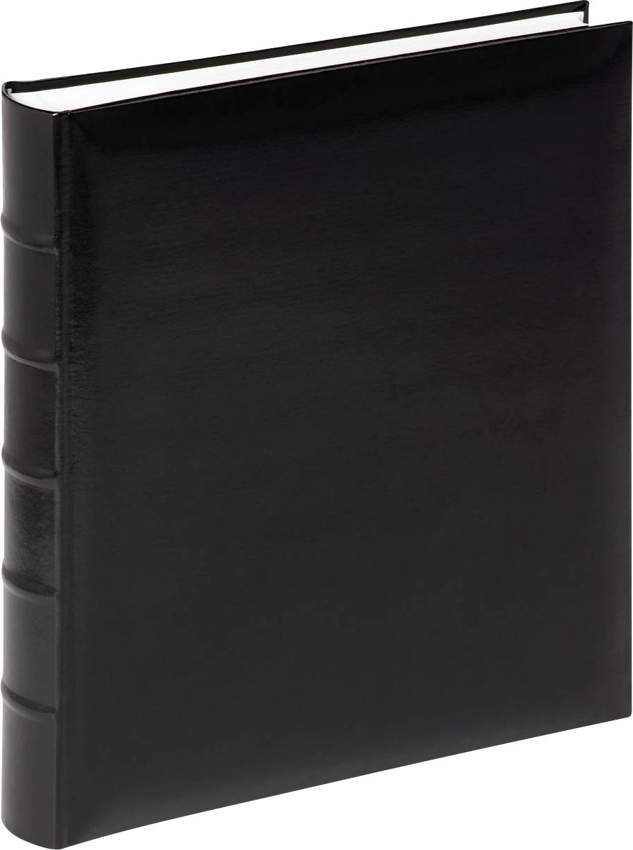 walther+ design FA-373-B Fotoalbum (B x H) 31 cm x 37 cm Schwarz 80 Seiten