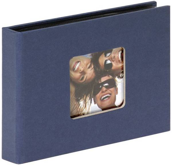 walther+ design  MA-353-L Fotoalbum (B x H) 17 cm x 12 cm Blau