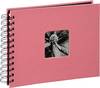 hama 00002555 Spiral-Album "Fine Art", 24x17 cm, 50 schwarze Seiten, Flamingo