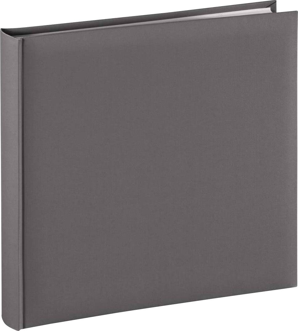 hama 00002782 Jumbo-Album Fine Art, 30x30 cm, 80 weiße Seiten, Grau