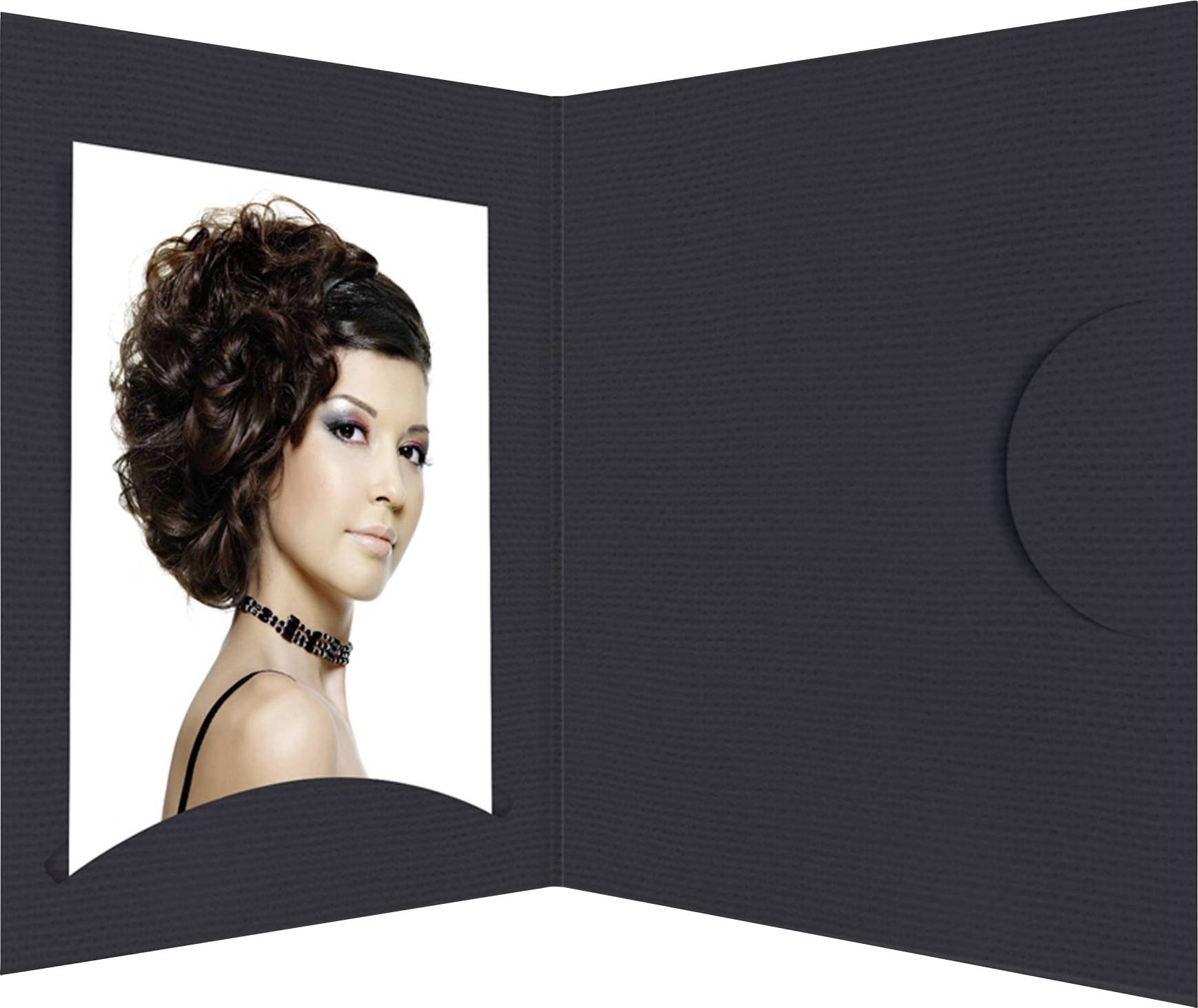 Daiber 15064 Fotohüllen Schwarz 10 x 15 cm