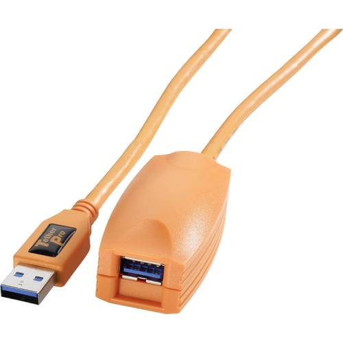 Tether Tools USB-Kabel USB 3.2 Gen1 (USB 3.0 / USB 3.1 Gen1) USB-A Stecker, USB-A Buchse 5.00 m Orange CU3017