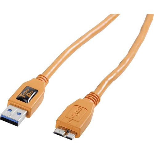 Tether Tools USB-Kabel USB-A Stecker, USB-Micro-B 3.0 Stecker 4.60 m Orange CU5454