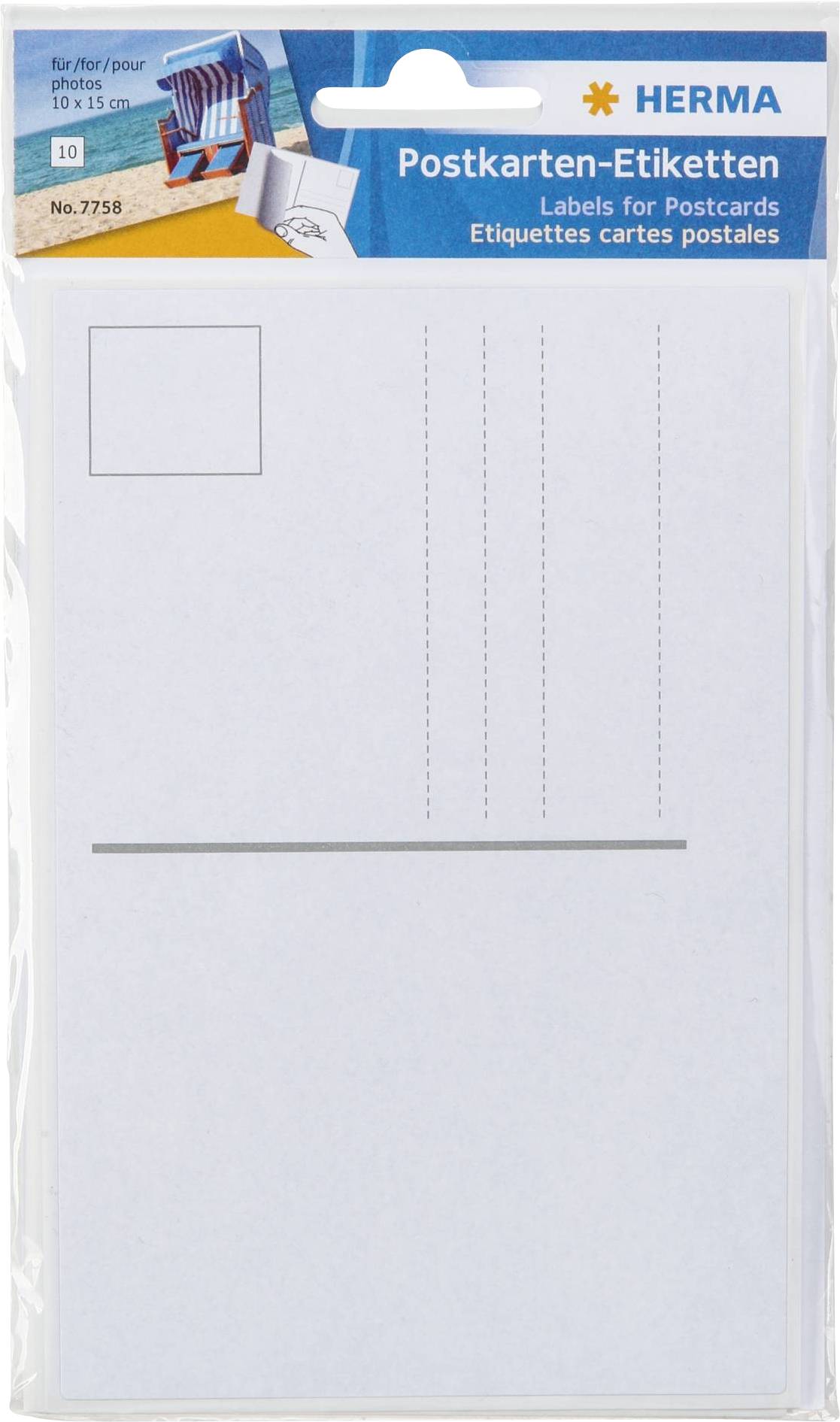 HERMA - Weiß - 95 x 145 mm 10 Etikett(en) (1 Bogen x 10)-1