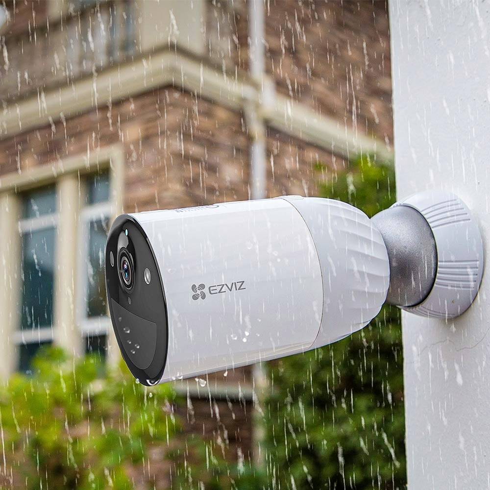 EZVIZ kabellose WLAN Outdoor Akku-Überwachungskamera mit Basisstation, 12900mAh wiederaufladbarer Akku, 2MP, 1080p Full--1