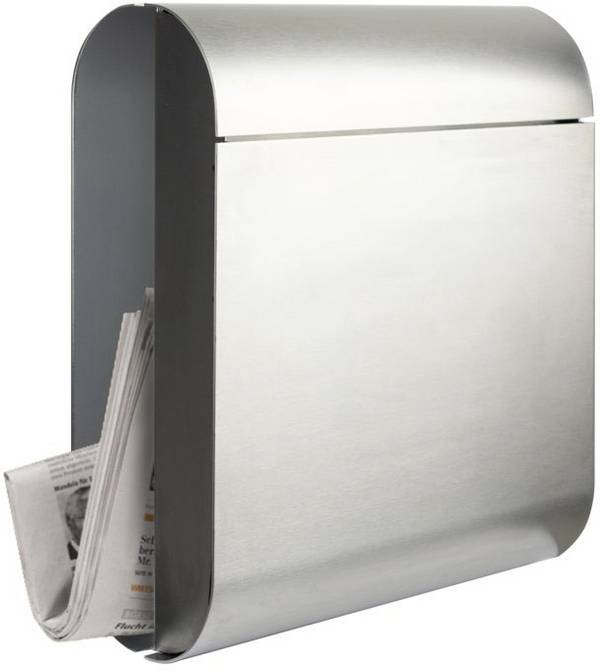 Burg Wächter COSMO 3765 NI  Briefkasten Edelstahl Edelstahl
