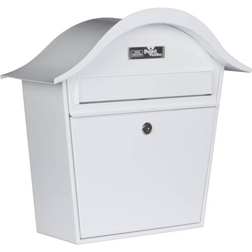 Burg Wächter HOLIDAY 5842 W Briefkasten Stahlblech Weiß Schlüsselschloss