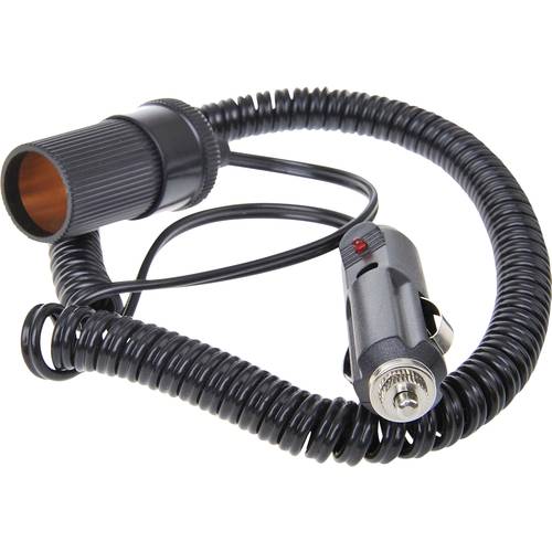 IWH Spiral-Verlängerungskabel 3 Meter 12/24 Volt Belastbarkeit Strom max.=10 A 12 oder 24 V/DC