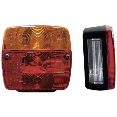 IWH Anhänger-Rückleuchte Schraubanschluss Blinker, Bremslicht, Kennzeichenleuchte, Rückleuchte hinten, links, rechts 12