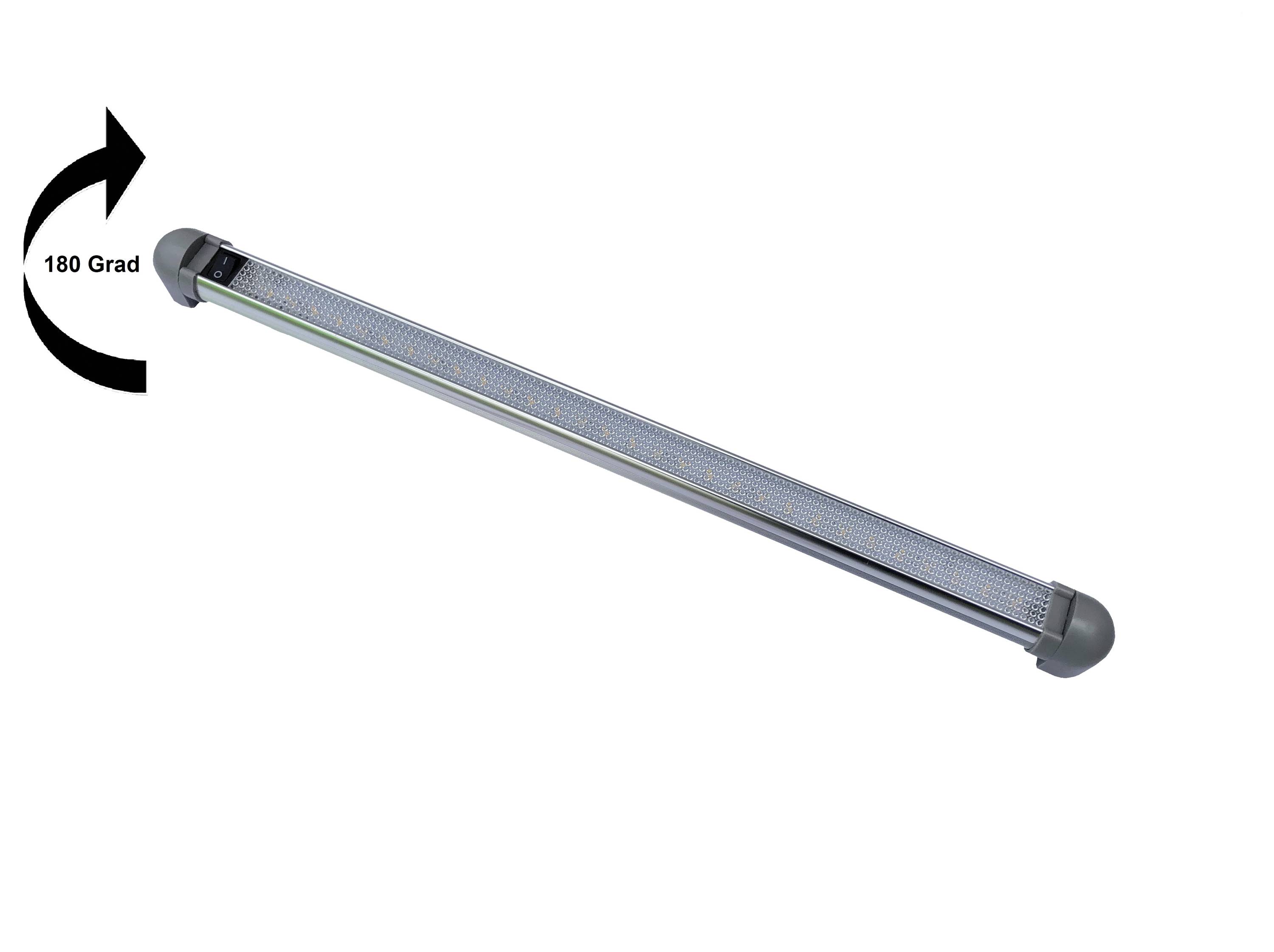 LED MIT SCHALTER INNENRAUMBELEUCHTUNG WEIß  d=143mm  12-36V INNENRAUMLEUCHTE 